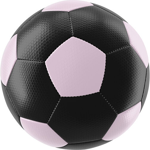 Fußball Platinum 32-Panel-Matchball - Individuell Bedruckt Und Handgenäht , schwarz / zartrosa, PU, 4-lagig, , Bild 1