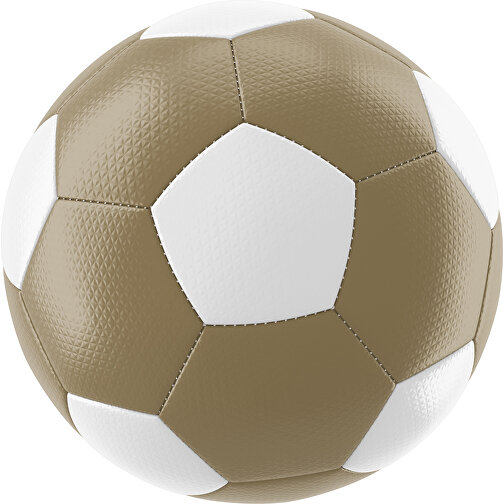 Fußball Platinum 30-Panel-Matchball - Individuell Bedruckt Und Handgenäht , gold / weiß, PU, 4-lagig, , Bild 1