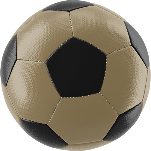Fußball Platinum 30-Panel-Matchball - Individuell Bedruckt Und Handgenäht , gold / schwarz, PU, 4-lagig, , Bild 1