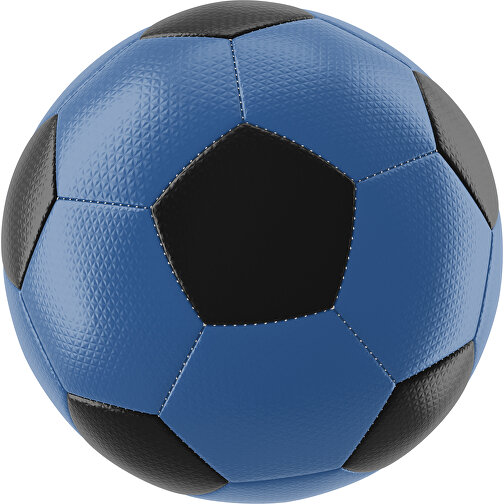 Fußball Platinum 30-Panel-Matchball - Individuell Bedruckt Und Handgenäht , dunkelblau / schwarz, PU, 4-lagig, , Bild 1