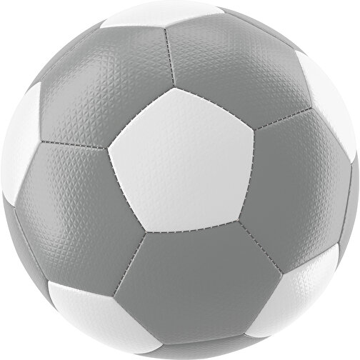 Fußball Platinum 30-Panel-Matchball - Individuell Bedruckt Und Handgenäht , grau / weiß, PU, 4-lagig, , Bild 1