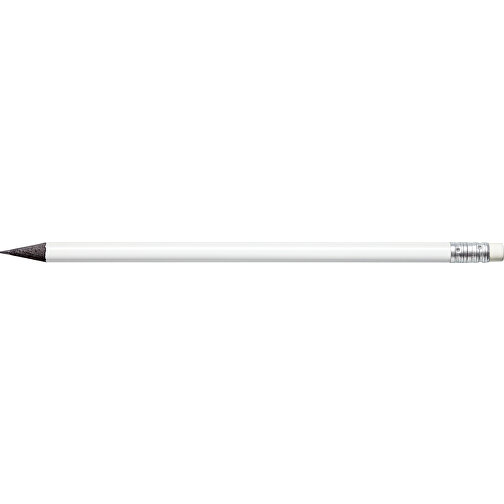 STAEDTLER Bleistift Mit Radiertip, Schwarz Durchgefärbtes Holz , Staedtler, weiß, Holz, 18,70cm x 0,80cm x 0,80cm (Länge x Höhe x Breite), Bild 3