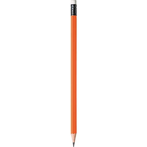 STAEDTLER Bleistift Hexagonal Mit Radiertip , Staedtler, orange, Holz, 18,70cm x 0,80cm x 0,80cm (Länge x Höhe x Breite), Bild 1