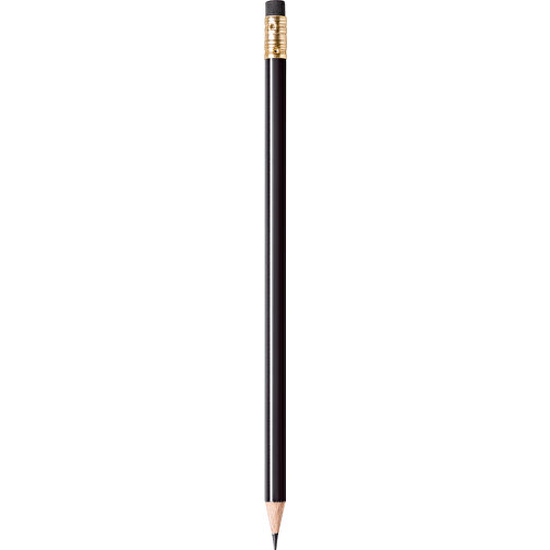 STAEDTLER Bleistift Rund Mit Radiertip , Staedtler, schwarz, Holz, 18,70cm x 0,80cm x 0,80cm (Länge x Höhe x Breite), Bild 1