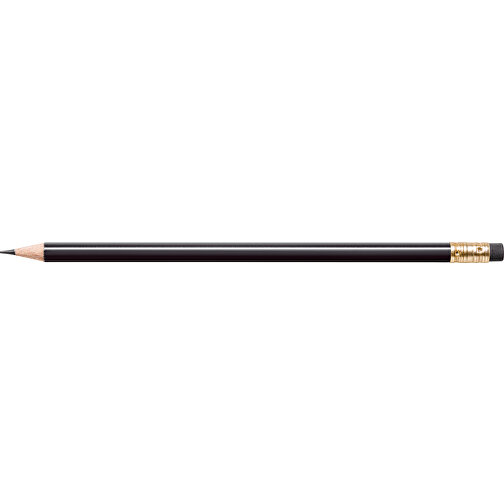 STAEDTLER Bleistift Rund Mit Radiertip , Staedtler, schwarz, Holz, 18,70cm x 0,80cm x 0,80cm (Länge x Höhe x Breite), Bild 3