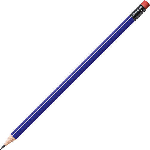 STAEDTLER Bleistift Rund Mit Radiertip , Staedtler, blau, Holz, 18,70cm x 0,80cm x 0,80cm (Länge x Höhe x Breite), Bild 2