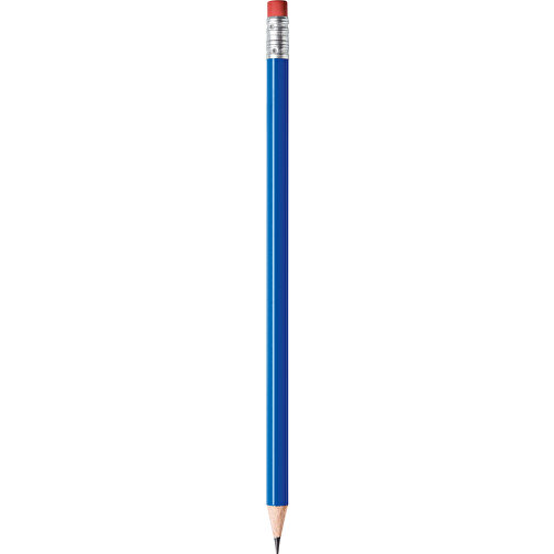 STAEDTLER Bleistift Rund Mit Radiertip , Staedtler, blau, Holz, 18,70cm x 0,80cm x 0,80cm (Länge x Höhe x Breite), Bild 1