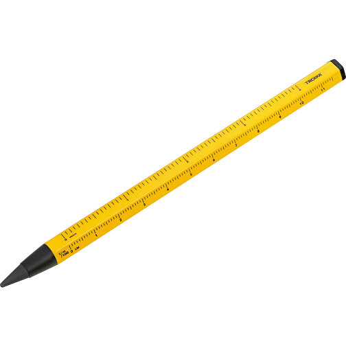 TROIKA Multitasking-Bleistift CONSTRUCTION ENDLESS , Troika, gelb, Aluminium, Metall, 14,70cm x 1,00cm x 1,00cm (Länge x Höhe x Breite), Bild 1