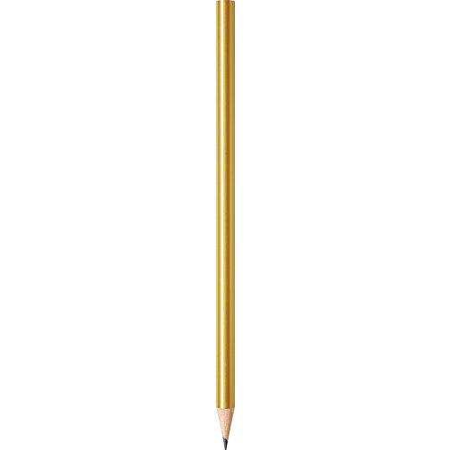 STAEDTLER Bleistift Rund , Staedtler, gold metallic, Holz, 17,50cm x 0,80cm x 0,80cm (Länge x Höhe x Breite), Bild 1