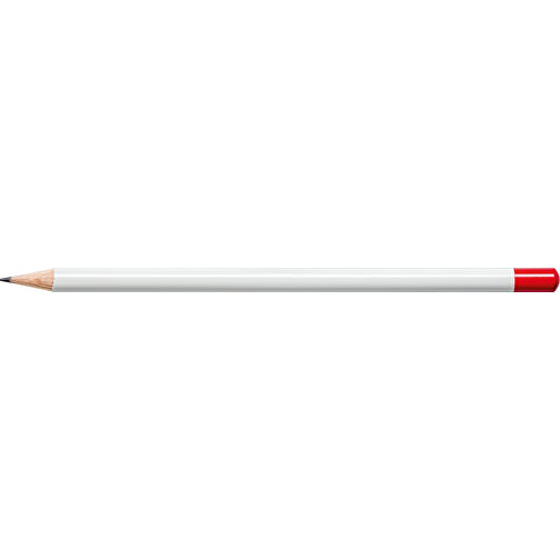 STAEDTLER Bleistift Rund Mit Tauchkappe , Staedtler, weiß, Holz, 17,70cm x 0,80cm x 0,80cm (Länge x Höhe x Breite), Bild 3