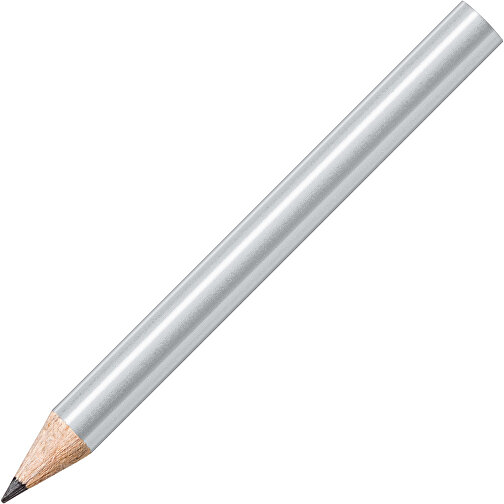 STAEDTLER Bleistift Rund, Halbe Länge , Staedtler, silber, Holz, 8,70cm x 0,80cm x 0,80cm (Länge x Höhe x Breite), Bild 2