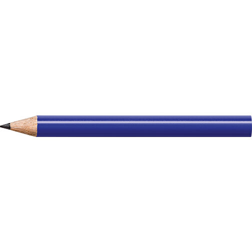 STAEDTLER Bleistift Rund, Halbe Länge , Staedtler, blau, Holz, 8,70cm x 0,80cm x 0,80cm (Länge x Höhe x Breite), Bild 3