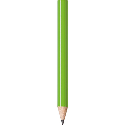 STAEDTLER Bleistift Rund, Halbe Länge , Staedtler, grün, Holz, 8,70cm x 0,80cm x 0,80cm (Länge x Höhe x Breite), Bild 1