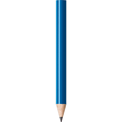 STAEDTLER Bleistift Rund, Halbe Länge , Staedtler, blau, Holz, 8,70cm x 0,80cm x 0,80cm (Länge x Höhe x Breite), Bild 1