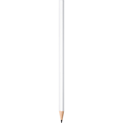 STAEDTLER Bleistift Hexagonal , Staedtler, weiss, Holz, 17,60cm x 0,80cm x 0,80cm (Länge x Höhe x Breite), Bild 1