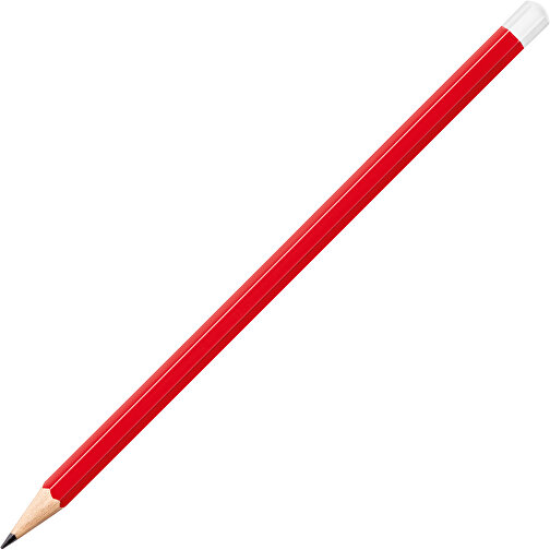 STAEDTLER Bleistift Hexagonal Mit Tauchkappe , Staedtler, rot, Holz, 17,60cm x 0,80cm x 0,80cm (Länge x Höhe x Breite), Bild 2