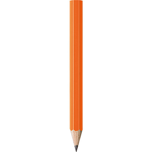 STAEDTLER Bleistift Hexagonal, Halbe Länge , Staedtler, orange, Holz, 8,70cm x 0,80cm x 0,80cm (Länge x Höhe x Breite), Bild 1