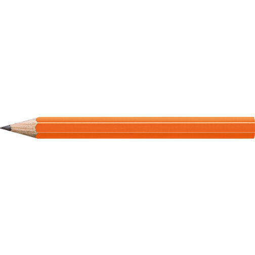 STAEDTLER Bleistift Hexagonal, Halbe Länge , Staedtler, orange, Holz, 8,70cm x 0,80cm x 0,80cm (Länge x Höhe x Breite), Bild 3