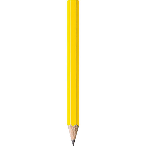 STAEDTLER Bleistift Hexagonal, Halbe Länge , Staedtler, gelb, Holz, 8,70cm x 0,80cm x 0,80cm (Länge x Höhe x Breite), Bild 1