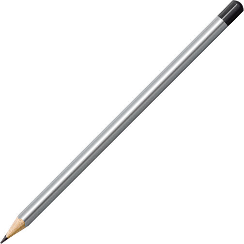 STAEDTLER Bleistift In Dreikantform Mit Tauchkappe , Staedtler, silber, Holz, 17,60cm x 0,90cm x 0,90cm (Länge x Höhe x Breite), Bild 2