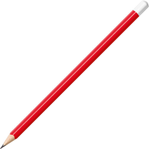 STAEDTLER Bleistift In Dreikantform Mit Tauchkappe , Staedtler, rot, Holz, 17,60cm x 0,90cm x 0,90cm (Länge x Höhe x Breite), Bild 2