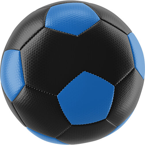 Fußball Platinum 30-Panel-Matchball - Individuell Bedruckt Und Handgenäht , schwarz / kobaltblau, PU, 4-lagig, , Bild 1