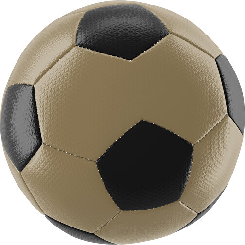 Fußball Platinum 30-Panel-Matchball - Individuell Bedruckt Und Handgenäht , gold / schwarz, PU, 4-lagig, , Bild 1