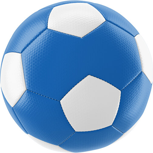 Fußball Platinum 30-Panel-Matchball - Individuell Bedruckt Und Handgenäht , kobaltblau / weiß, PU, 4-lagig, , Bild 1