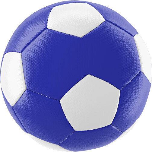 Fußball Platinum 30-Panel-Matchball - Individuell Bedruckt Und Handgenäht , blau / weiß, PU, 4-lagig, , Bild 1
