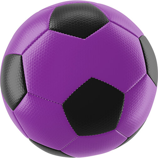 Fußball Platinum 30-Panel-Matchball - Individuell Bedruckt Und Handgenäht , dunkelmagenta / schwarz, PU, 4-lagig, , Bild 1
