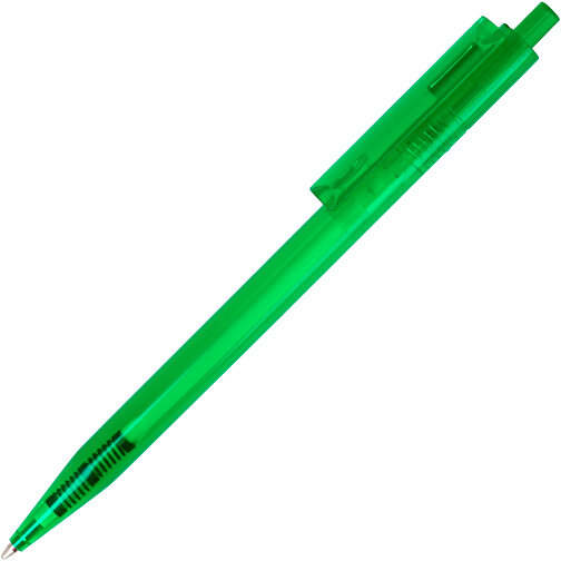Kugelschreiber Kuma Transparent , transparent grün, ABS, 14,50cm (Länge), Bild 1