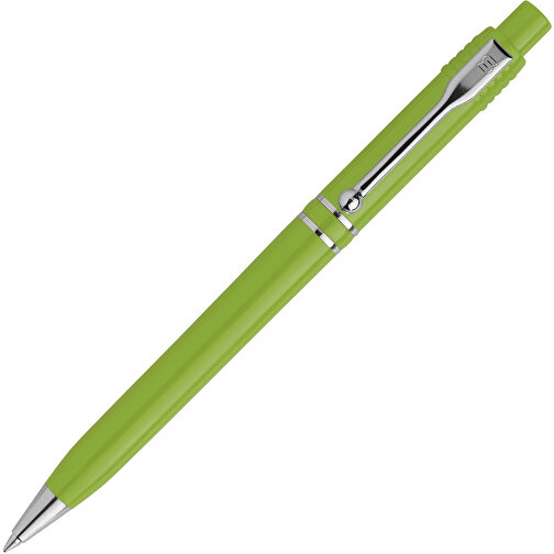 Kugelschreiber Raja Chrome Hardcolour , hellgrün, ABS & Metall, 14,00cm (Länge), Bild 1