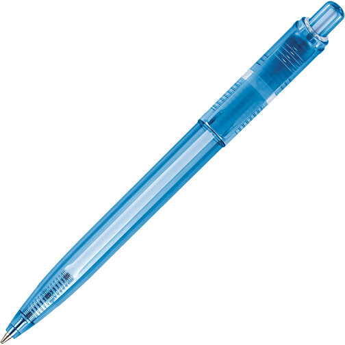 Kugelschreiber Ducal Clear Transparent , transparent hellblau, ABS, 13,80cm (Länge), Bild 1