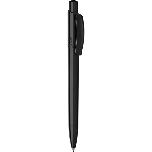 Kugelschreiber Kamal Total Hardcolour , schwarz, ABS, 13,80cm (Höhe), Bild 1