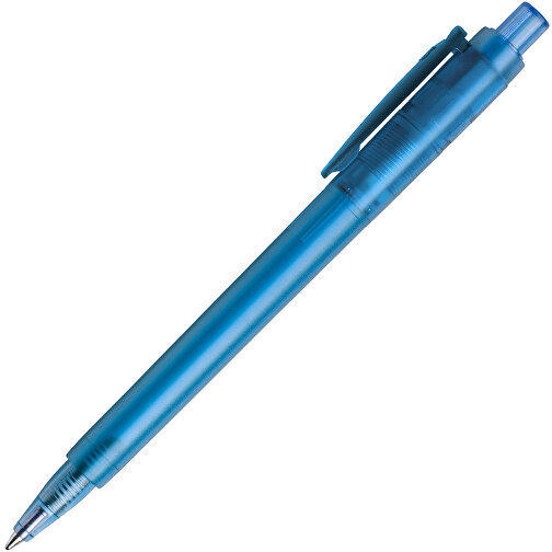 Kugelschreiber Baron ´03 Happy Frosty , transparent hellblau, ABS, 13,30cm (Länge), Bild 1