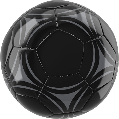 Fußball Gold 32-Panel-Promotionball - Individuell Bedruckt , schwarz / dunkelgrau, PU/PVC, 3-lagig, , Bild 1