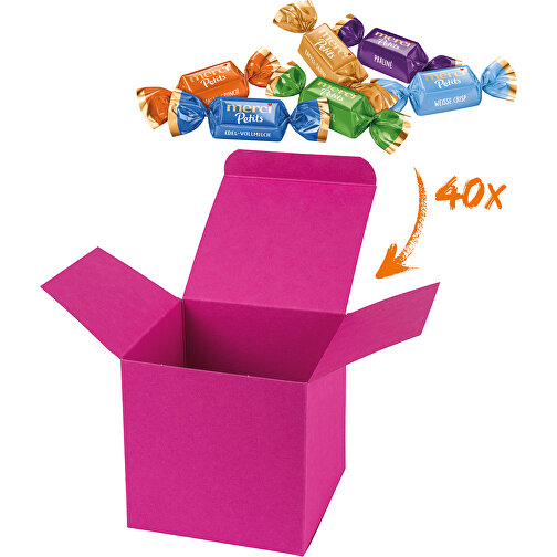 Color Merci Medi-Box - Pink , Storck, pink, Pappe, 9,00cm x 9,00cm x 9,00cm (Länge x Höhe x Breite), Bild 1