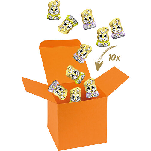 ColorBox Mini Gold Bunny - Orange , orange, Pappe, 5,50cm x 5,50cm x 5,50cm (Länge x Höhe x Breite), Bild 1