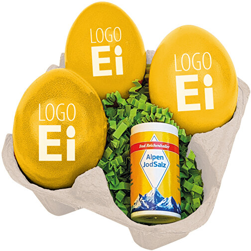 LogoEgg 3s + sól - bialy - zólty, Obraz 1