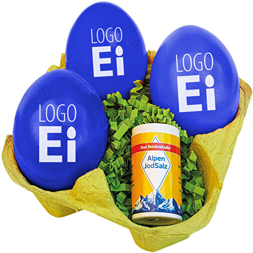 LogoEgg 3s + sól - zielony - niebieski, Obraz 1