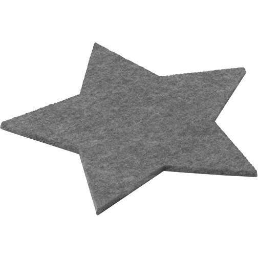 Starguard , grau, RPET, 11,00cm x 11,00cm x 2,00cm (Länge x Höhe x Breite), Bild 2