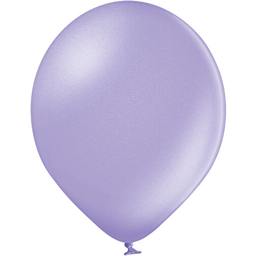 Metallicluftballon Ohne Druck , lavendel, Naturkautschuk, , Bild 1