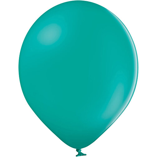 4C-Luftballons Mit TopQualityPrint , türkisblau, Naturkautschuk, , Bild 1