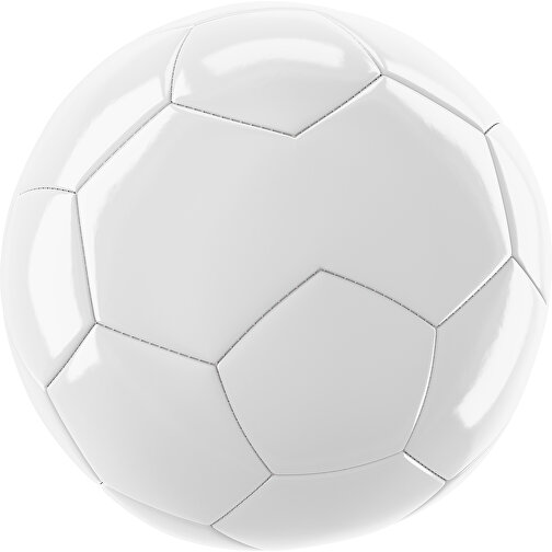 Fußball Gold 30-Panel-Promotionball - Individuell Bedruckt , weiß / weiß, PU/PVC, 3-lagig, , Bild 1