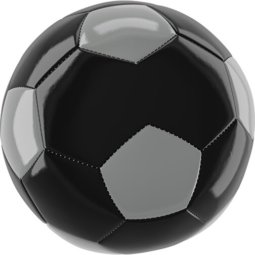 Fußball Gold 30-Panel-Promotionball - Individuell Bedruckt , schwarz / grau, PU/PVC, 3-lagig, , Bild 1