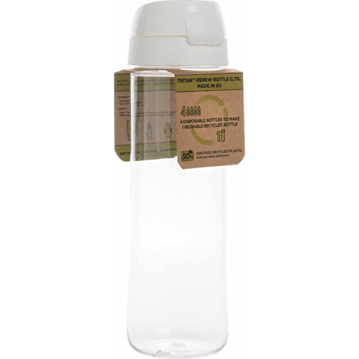 Tritan™ Renew 0,75L Flasche Made In EU, Weiss , weiss, Tritan, 25,00cm (Höhe), Bild 7