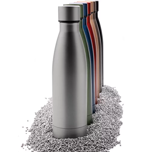 Bouteille iso couleur pleine en acier inoxydable recyclé RCS, Image 8