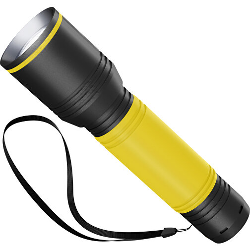 Taschenlampe REEVES MyFLASH 700 , Reeves, schwarz / gelb, Aluminium, Silikon, 130,00cm x 29,00cm x 38,00cm (Länge x Höhe x Breite), Bild 1