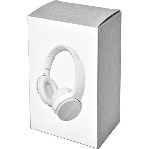 Athos Bluetooth®-Kopfhörer Mit Mikrofon , beige, ABS Kunststoff, Bambusholz, 18,50cm x 7,50cm x 17,50cm (Länge x Höhe x Breite), Bild 3