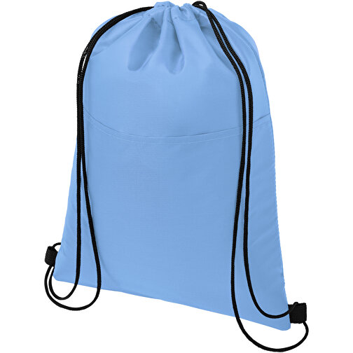 Oriole Kühltasche Mit Kordelzug 5L , hellblau, 210D Polyester, 32,00cm x 43,00cm (Länge x Höhe), Bild 1